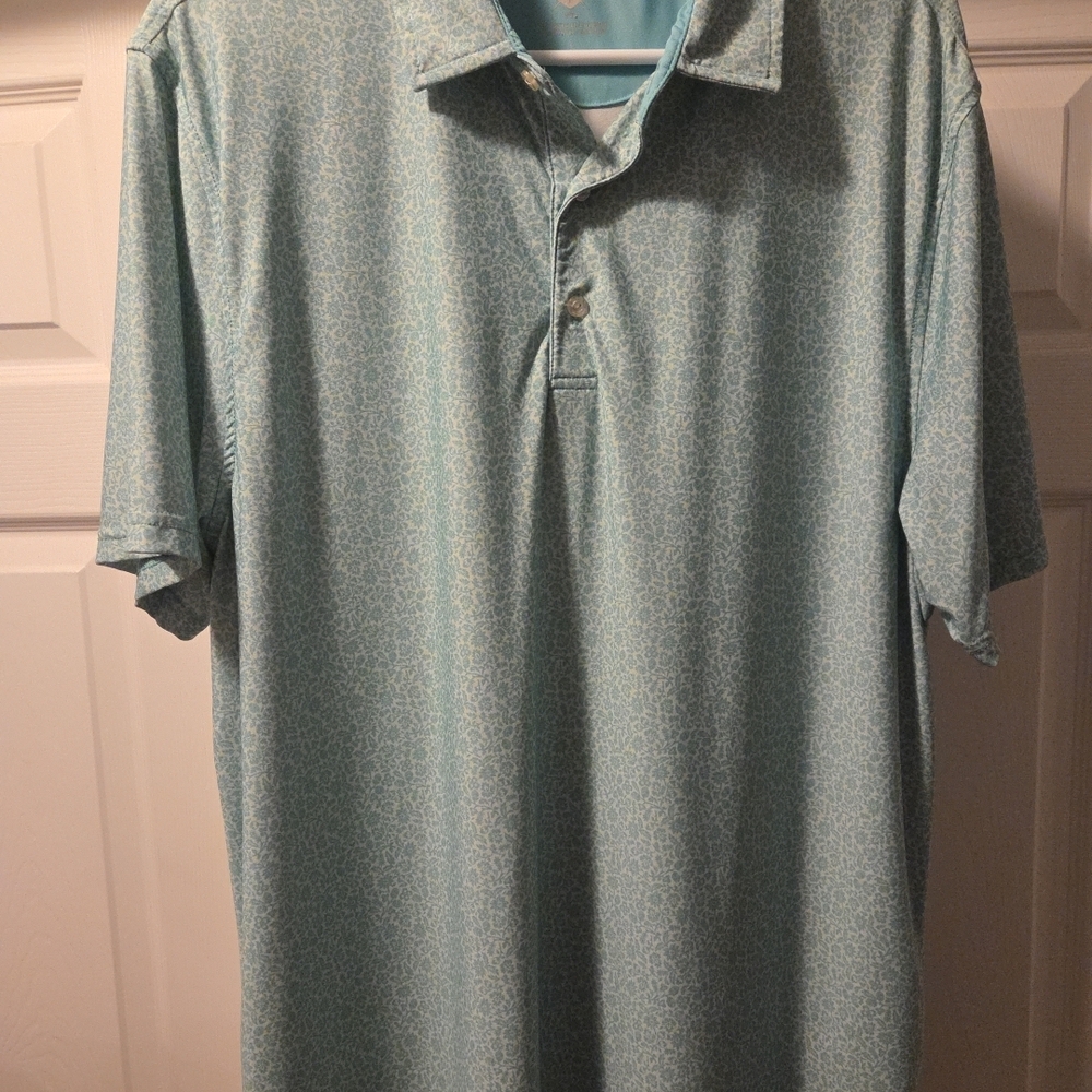Hickey Freeman Light Blue Patterned Polo‎ Shirt